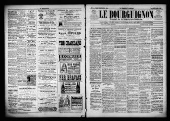 3 vues  - Le Bourguignon : journal de la démocratie radicale, n° 5, vendredi 6 janvier 1899 (ouvre la visionneuse)