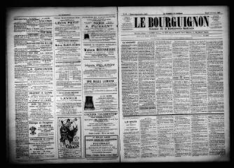 3 vues  - Le Bourguignon : journal de la démocratie radicale, n° 14, samedi 14 janvier 1899 (ouvre la visionneuse)