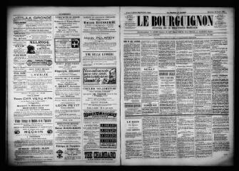 3 vues  - Le Bourguignon : journal de la démocratie radicale, n° 15, dimanche 15 janvier 1899 (ouvre la visionneuse)