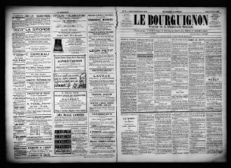 3 vues  - Le Bourguignon : journal de la démocratie radicale, n° 16, jeudi 19 janvier 1899 (ouvre la visionneuse)