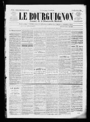 3 vues  - Le Bourguignon : journal de la démocratie radicale, n° 22, jeudi 26 janvier 1899 (ouvre la visionneuse)
