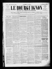 3 vues  - Le Bourguignon : journal de la démocratie radicale, n° 24, samedi 28 janvier 1899 (ouvre la visionneuse)