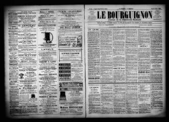 3 vues  - Le Bourguignon : journal de la démocratie radicale, n° 28, jeudi 2 février 1899 (ouvre la visionneuse)