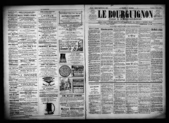 3 vues  - Le Bourguignon : journal de la démocratie radicale, n° 29, vendredi 3 février 1899 (ouvre la visionneuse)