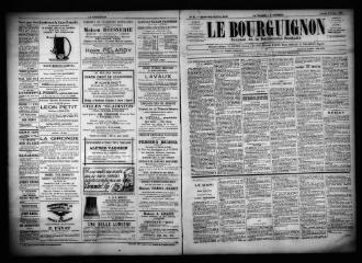 3 vues  - Le Bourguignon : journal de la démocratie radicale, n° 30, samedi 4 février 1899 (ouvre la visionneuse)