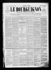 3 vues - Le Bourguignon : journal de la démocratie radicale, n° 38, mardi 14 février 1899 (ouvre la visionneuse)