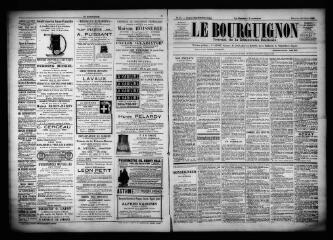 3 vues - Le Bourguignon : journal de la démocratie radicale, n° 49, dimanche 26 février 1899 (ouvre la visionneuse)