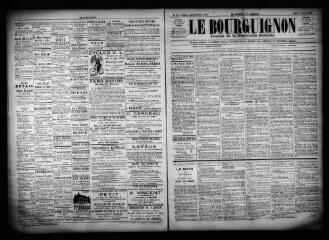3 vues - Le Bourguignon : journal de la démocratie radicale, n° 62, mardi 14 mars 1899 (ouvre la visionneuse)