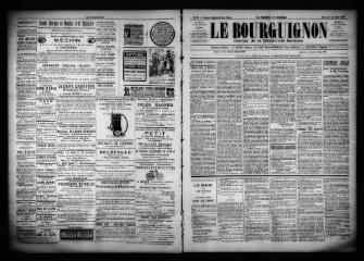 3 vues - Le Bourguignon : journal de la démocratie radicale, n° 69, mercredi 22 mars 1899 (ouvre la visionneuse)