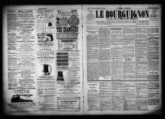 3 vues - Le Bourguignon : journal de la démocratie radicale, n° 70, jeudi 23 mars 1899 (ouvre la visionneuse)