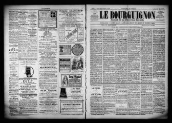 3 vues - Le Bourguignon : journal de la démocratie radicale, n° 71, vendredi 24 mars 1899 (ouvre la visionneuse)