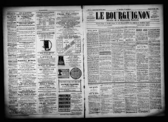 3 vues - Le Bourguignon : journal de la démocratie radicale, n° 72, samedi 25 mars 1899 (ouvre la visionneuse)