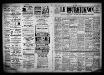 3 vues - Le Bourguignon : journal de la démocratie radicale, n° 81, jeudi 6 avril 1899 (ouvre la visionneuse)