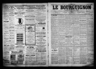 3 vues - Le Bourguignon : journal de la démocratie radicale, n° 93, jeudi 20 avril 1899 (ouvre la visionneuse)