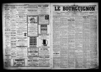 3 vues - Le Bourguignon : journal de la démocratie radicale, n° 96, dimanche 23 avril 1899 (ouvre la visionneuse)