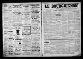 3 vues - Le Bourguignon : journal de la démocratie radicale, n° 105, jeudi 4 mai 1899 (ouvre la visionneuse)