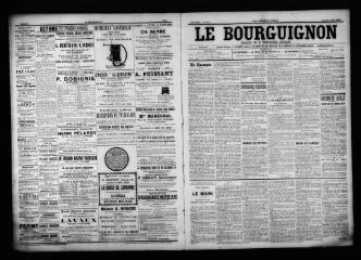 3 vues - Le Bourguignon : journal de la démocratie radicale, n° 107, samedi 6 mai 1899 (ouvre la visionneuse)