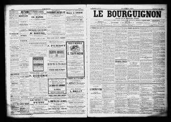3 vues - Le Bourguignon : journal de la démocratie radicale, n° 116, mercredi 17 mai 1899 (ouvre la visionneuse)