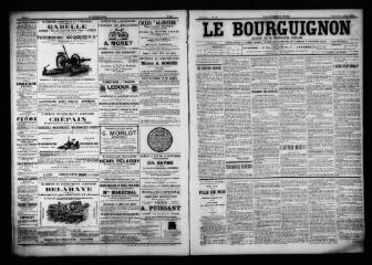 3 vues - Le Bourguignon : journal de la démocratie radicale, n° 131, dimanche 4 juin 1899 (ouvre la visionneuse)