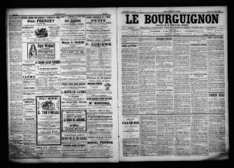 3 vues - Le Bourguignon : journal de la démocratie radicale, n° 142, samedi 17 juin 1899 (ouvre la visionneuse)
