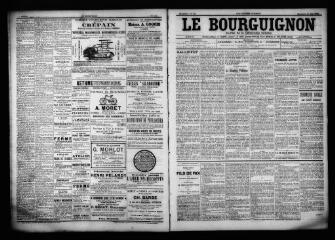 3 vues - Le Bourguignon : journal de la démocratie radicale, n° 149, dimanche 25 juin 1899 (ouvre la visionneuse)