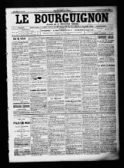 3 vues - Le Bourguignon : journal de la démocratie radicale, n° 154, samedi 1er juillet 1899 (ouvre la visionneuse)