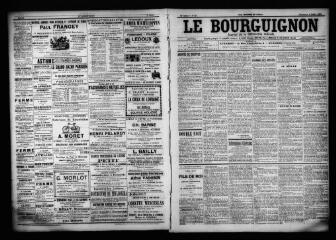 3 vues - Le Bourguignon : journal de la démocratie radicale, n° 155, dimanche 2 juillet 1899 (ouvre la visionneuse)