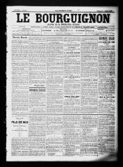 3 vues - Le Bourguignon : journal de la démocratie radicale, n° 161, dimanche 9 juillet 1899 (ouvre la visionneuse)