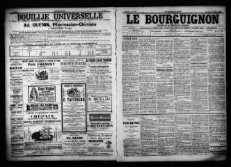 3 vues - Le Bourguignon : journal de la démocratie radicale, n° 166, dimanche 16 juillet 1899 (ouvre la visionneuse)