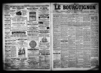 3 vues - Le Bourguignon : journal de la démocratie radicale, n° 181, jeudi 3 août 1899 (ouvre la visionneuse)