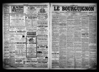 3 vues - Le Bourguignon : journal de la démocratie radicale, n° 182, samedi 5 août 1899 (ouvre la visionneuse)