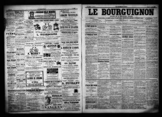 3 vues - Le Bourguignon : journal de la démocratie radicale, n° 184, mardi 8 août 1899 (ouvre la visionneuse)