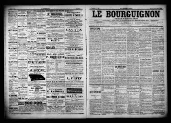 3 vues - Le Bourguignon : journal de la démocratie radicale, n° 285, mardi 5 décembre 1899 (ouvre la visionneuse)