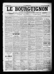 3 vues - Le Bourguignon : journal de la démocratie radicale, n° 286, mercredi 6 décembre 1899 (ouvre la visionneuse)