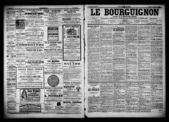 3 vues - Le Bourguignon : journal de la démocratie radicale, n° 299, jeudi 21 décembre 1899 (ouvre la visionneuse)