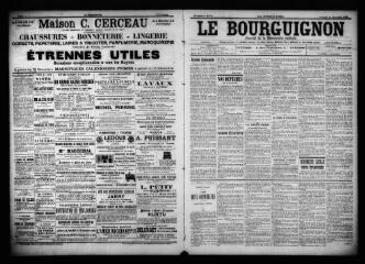 3 vues - Le Bourguignon : journal de la démocratie radicale, n° 300, vendredi 22 décembre 1899 (ouvre la visionneuse)