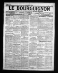 2 vues - Le Bourguignon : journal de la démocratie radicale-socialiste, n° 123, jeudi 24 mai 1917 (ouvre la visionneuse)