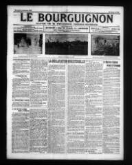4 vues - Le Bourguignon : journal de la démocratie radicale-socialiste, n° 224, mercredi 19 septembre 1917 (ouvre la visionneuse)