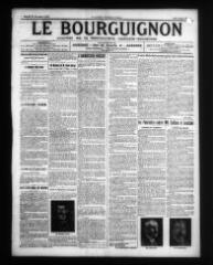 4 vues - Le Bourguignon : journal de la démocratie radicale-socialiste, n° 296, samedi 15 décembre 1917 (ouvre la visionneuse)