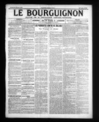 2 vues - Le Bourguignon : journal de la démocratie radicale-socialiste, n° 301, vendredi 21 décembre 1917 (ouvre la visionneuse)