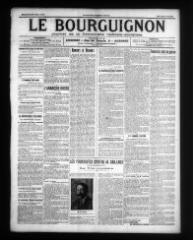 4 vues - Le Bourguignon : journal de la démocratie radicale-socialiste, n° 302, samedi 22 décembre 1917 (ouvre la visionneuse)