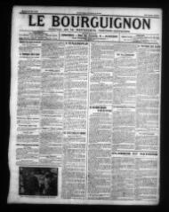 4 vues - Le Bourguignon : journal de la démocratie radicale-socialiste, n° 123, samedi 25 mai 1918 (ouvre la visionneuse)