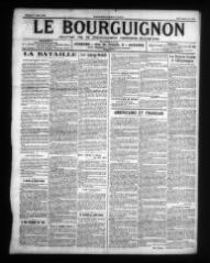 4 vues - Le Bourguignon : journal de la démocratie radicale-socialiste, n° 129, samedi 1 juin 1918 (ouvre la visionneuse)