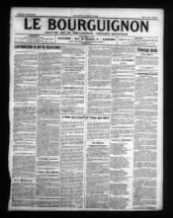 2 vues - Le Bourguignon : journal de la démocratie radicale-socialiste, n° 140, vendredi 14 juin 1918 (ouvre la visionneuse)
