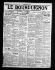 2 vues - Le Bourguignon : journal de la démocratie radicale-socialiste, n° 170, jeudi 18 juillet 1918 (ouvre la visionneuse)