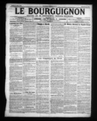 4 vues - Le Bourguignon : journal de la démocratie radicale-socialiste, n° 172, samedi 20 juillet 1918 (ouvre la visionneuse)
