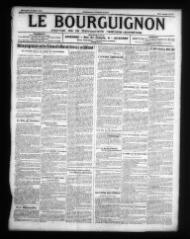 2 vues - Le Bourguignon : journal de la démocratie radicale-socialiste, n° 175, mercredi 24 juillet 1918 (ouvre la visionneuse)
