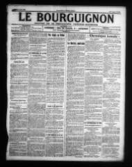 2 vues - Le Bourguignon : journal de la démocratie radicale-socialiste, n° 182, jeudi 1 août 1918 (ouvre la visionneuse)