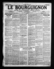 2 vues - Le Bourguignon : journal de la démocratie radicale-socialiste, n° 183, vendredi 2 août 1918 (ouvre la visionneuse)