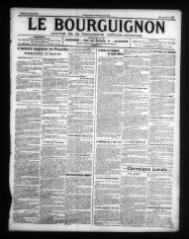 2 vues - Le Bourguignon : journal de la démocratie radicale-socialiste, n° 202, lundi 26 août 1918 (ouvre la visionneuse)